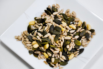 various seeds in a bowl