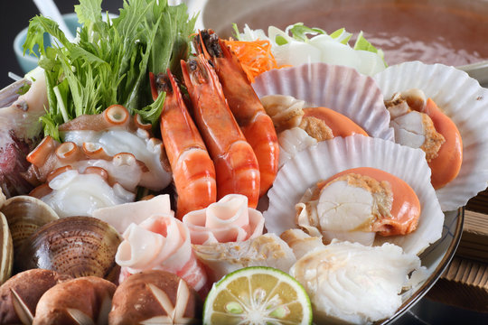 海鮮鍋、食材