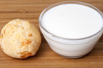 Milk in the cup