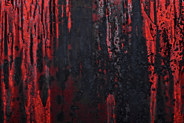 Rusted metal texture closeup photo
