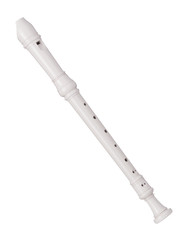 block flute on a white background