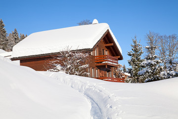 Winter in alps