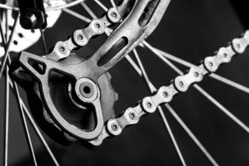 Fotobehang Fietsen Spaninrichting van een fiets
