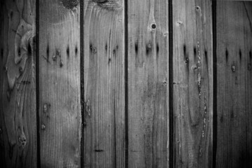 old wood background in black and white