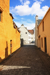 Fototapeta na wymiar Ancient streets in Culross