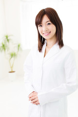 portrait of young asian doctor