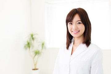 portrait of young asian doctor