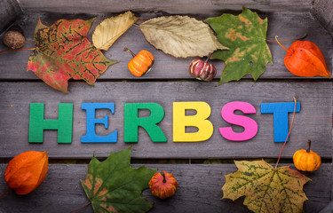 herbst karte