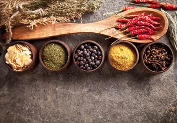 Foto op Plexiglas Kruiden Spices