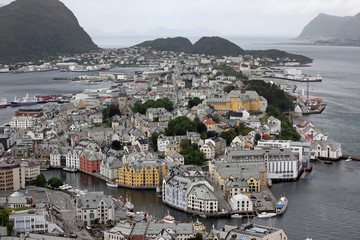 Alesund - is know as the Art Deco city of Norway due to it's man