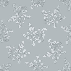 Fototapeta na wymiar Abstract floral background, seamless pattern