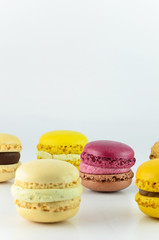 Colorful macaroon isolated