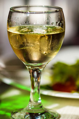 Glass of alcohol