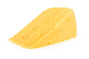 Cheese isolated on white background