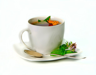 herbal tea with mint