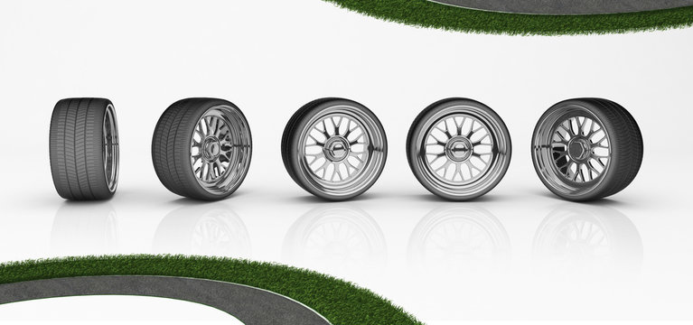 3D Pneumatici - cerchi