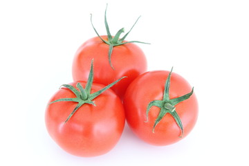 Fresh tomato isolated on white background