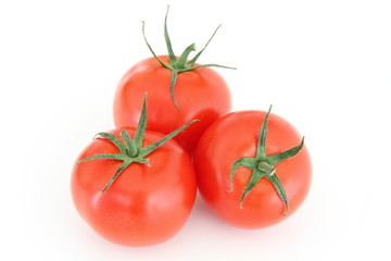 Fresh tomato isolated on white background