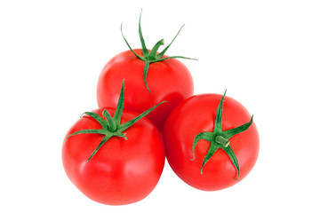 Fresh tomato isolated on white background