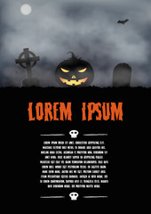 Halloween greeting card