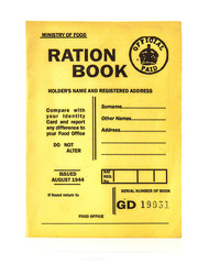 1944 war time ration book