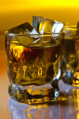whisky with ice