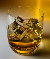 whisky with ice