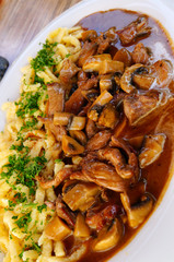 geschnetzeltes mit spatzle