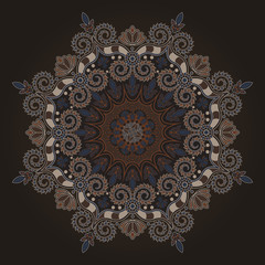 Radial geometric pattern