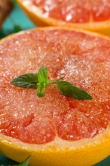Baked grapefruit