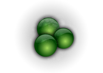 green circles