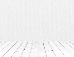 white wall and wood floor