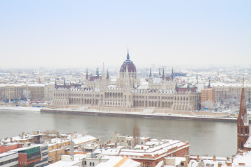 Fototapeta na wymiar House of Parliament, Budapeszt