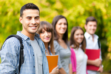 Group of students outdoor
