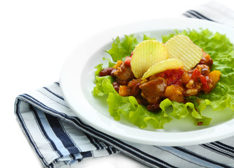 Chili Corn Carne - traditional mexican food,