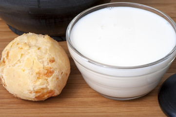 Milk in the cup