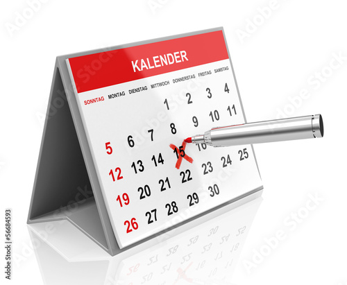 "Der Kalender" Stockfotos und lizenzfreie Bilder auf Fotolia.com - Bild