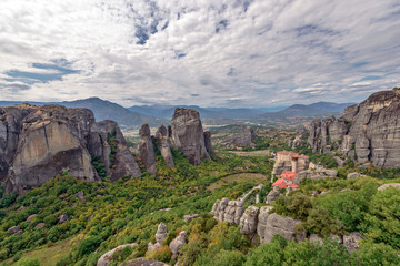 Fototapeta na wymiar Klasztor Meteora w Grecji