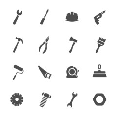 Tools icons set