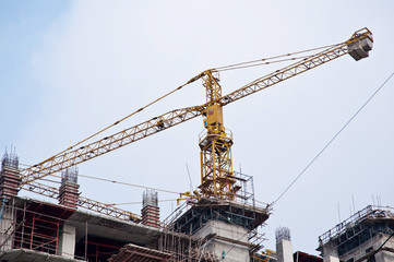 Construction cranes