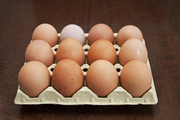 Eggs of hen