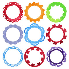 Collection of vector frames.