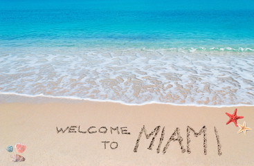 Obraz premium Witaj w Miami