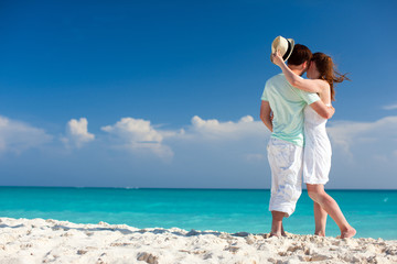 Couple at tropical beach
