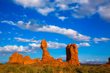 Arches National Park Balanced Rock in Utah USA