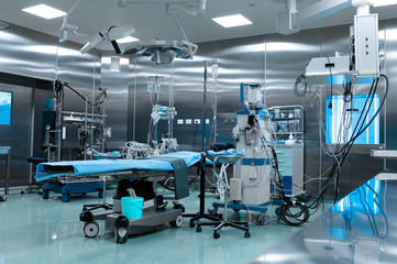 Operating room in cardiac surgery - Powered by Adobe