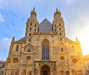 Fototapeta na wymiar St. Stephan cathedral in Vienna