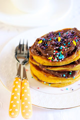 Pumpkin pancakes