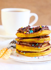 Pumpkin pancakes