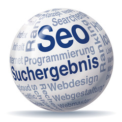 Suchergebnis und SEO Kugel